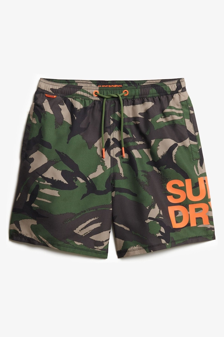Superdry Camouflage Sportswear Logo 17 Swim Shorts - Image 1 of 1