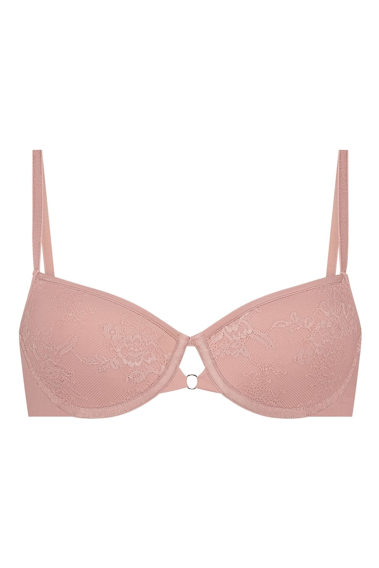 Hunkemoller Grey Lea Padded Underwired Bra - Image 1 of 1