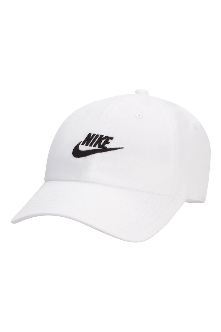 Nike Off white Club Unstructured Futura Wash 100% Cotton Cap - Image 1 of 1