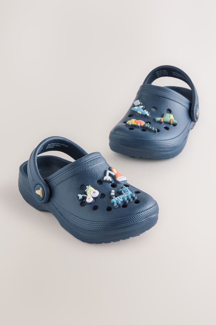 Navy Blue Transport Character Clogs - Image 1 of 1