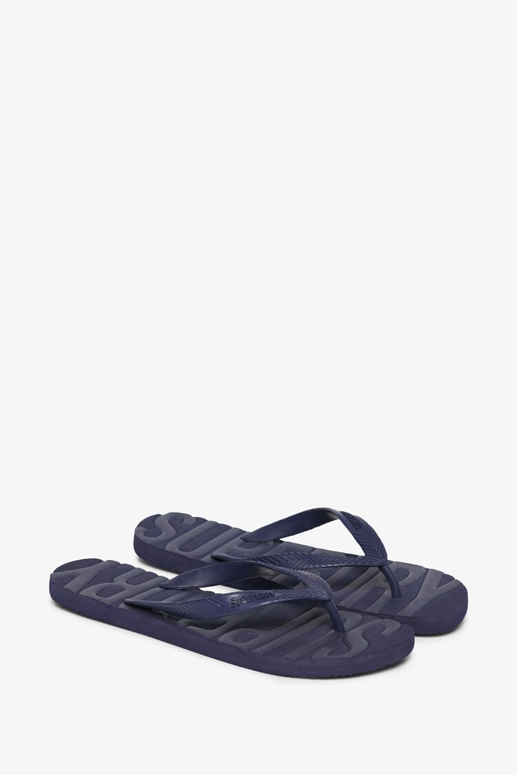 Superdry Blue Core Logo Sandals - Image 1 of 1