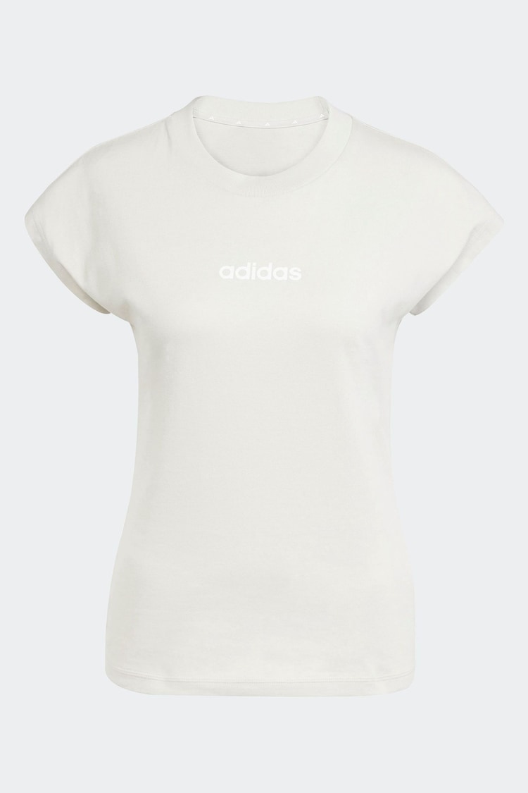 adidas Grey Essentials Single Jersey T-Shirt - Image 1 of 1
