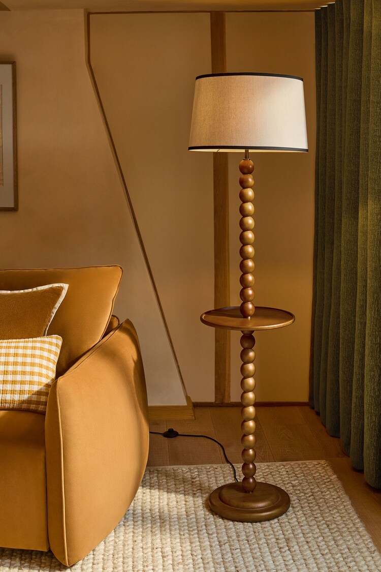 Natural Huxley Floor Lamp - Image 1 of 1