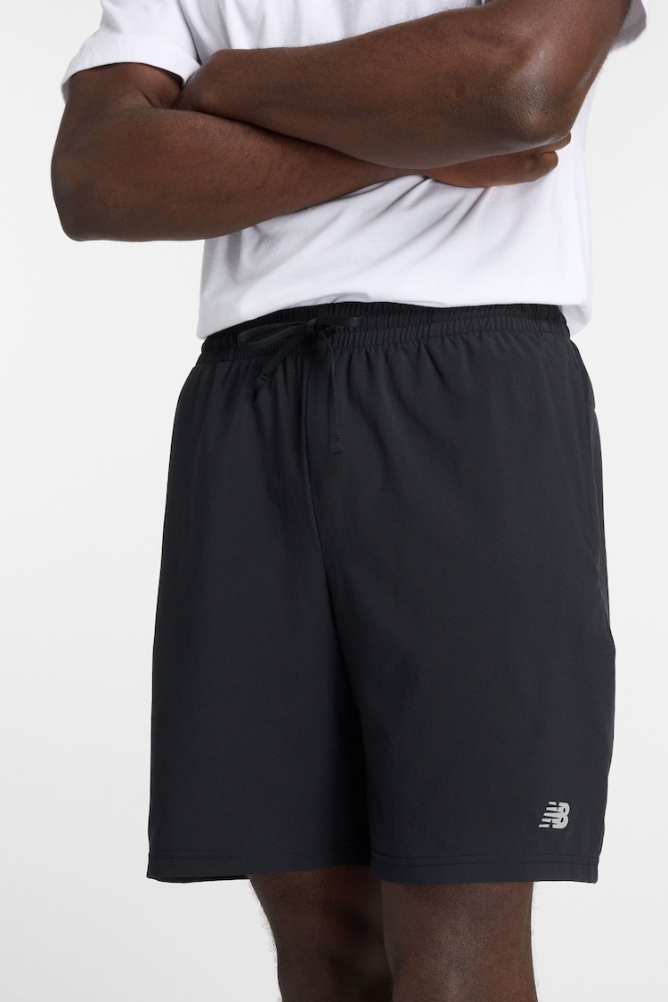 New Balance Black Mens Sport Essentials 7" Shorts - Image 1 of 1