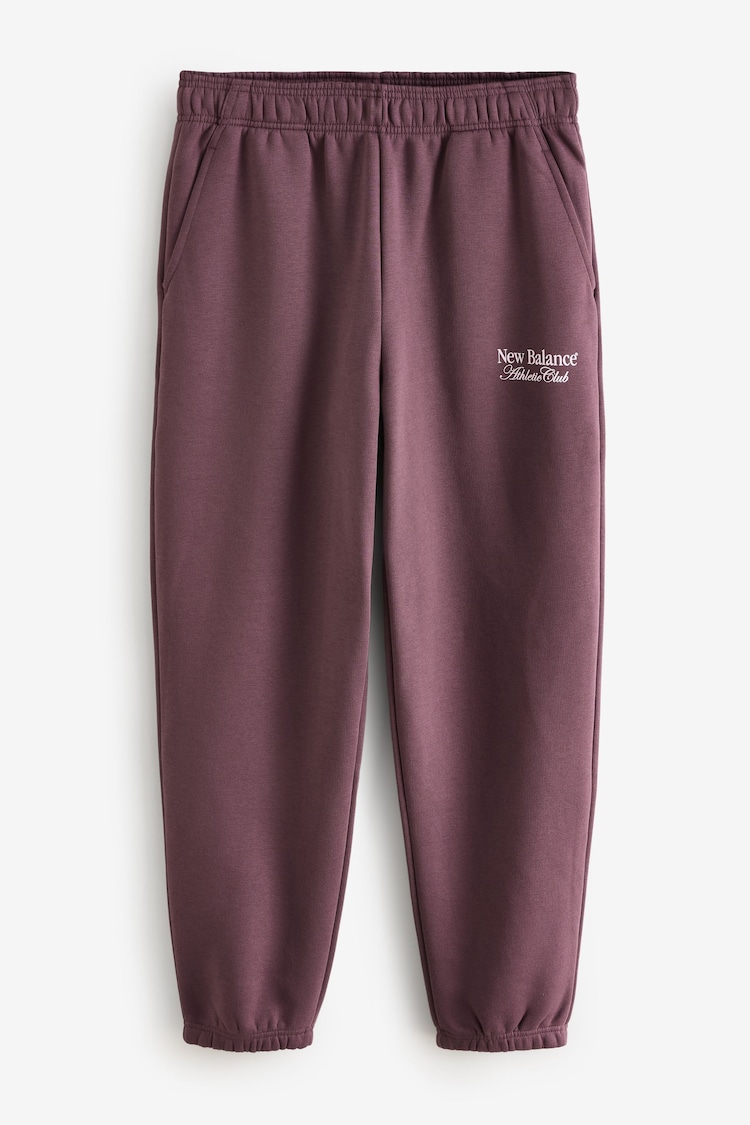 New Balance Plum Purple Womens Linear Heritage Joggers - Image 1 of 1 New Balance Plum Purple Womens Linear Heritage Joggers - Image 1 of 1
