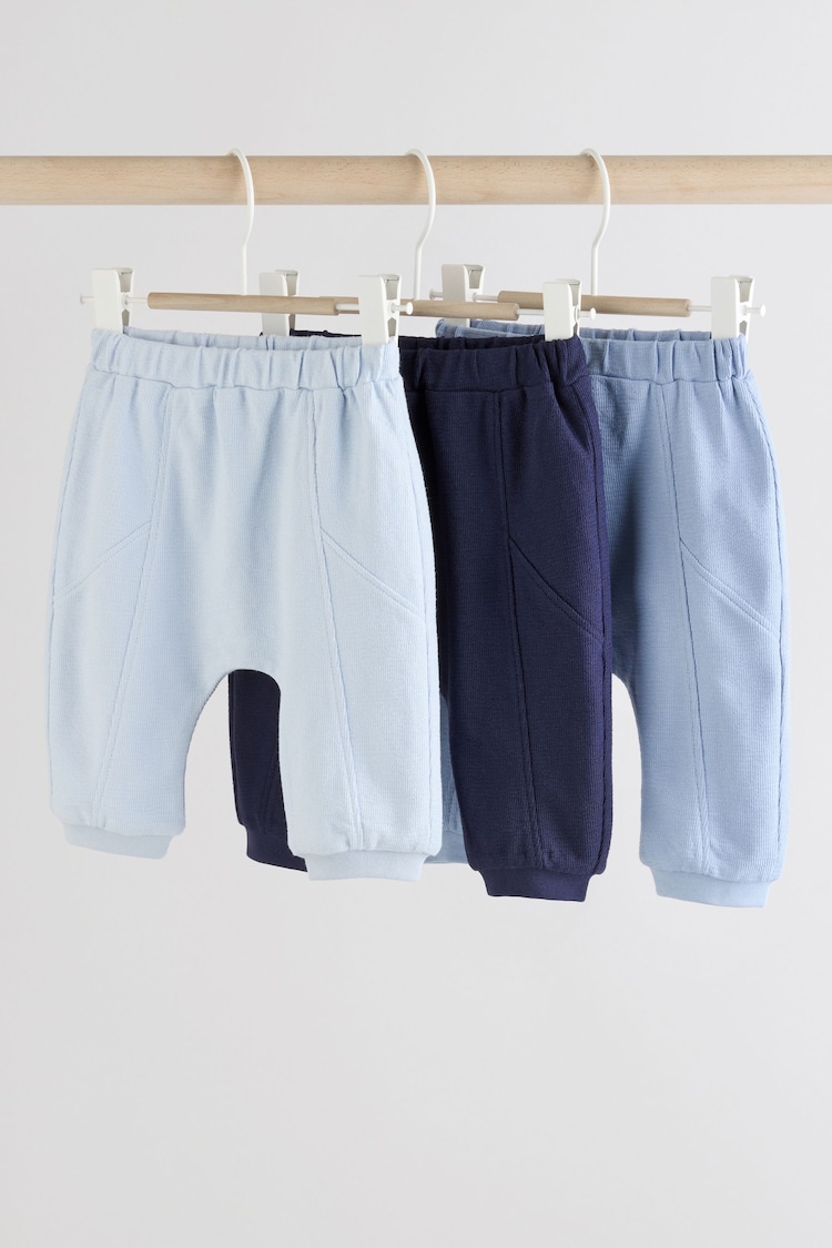 Blau - Jogginghose für Babys im 3er-Pack aus 100 % Baumwolle - Bild 1 von 1