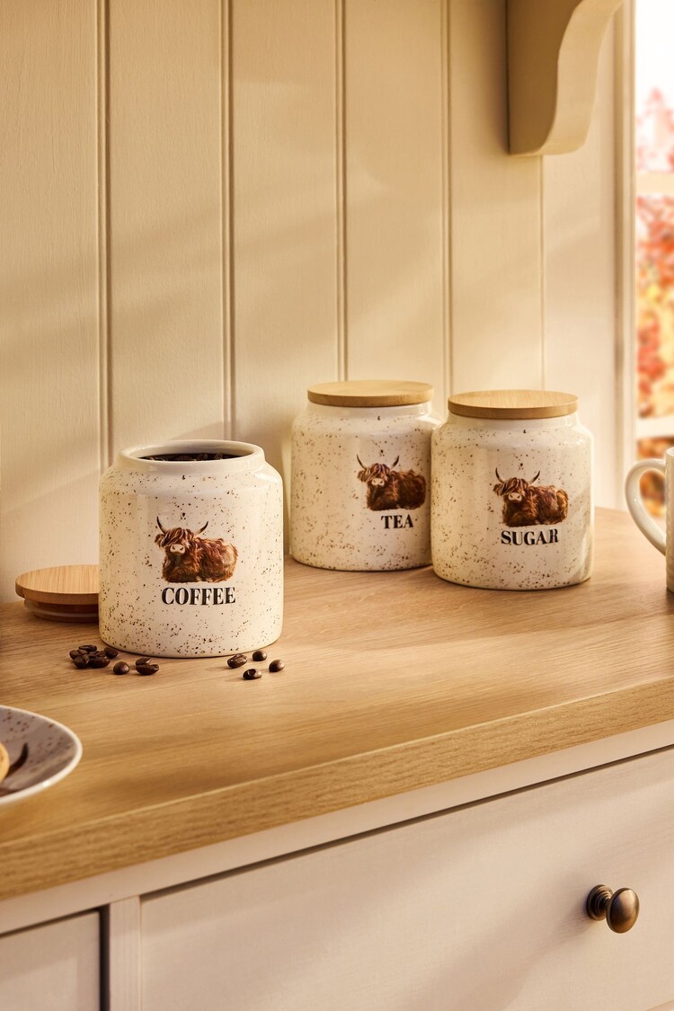 Natural Hamish The Highland Cow Ceramic Storage Jar - Image 1 of 1