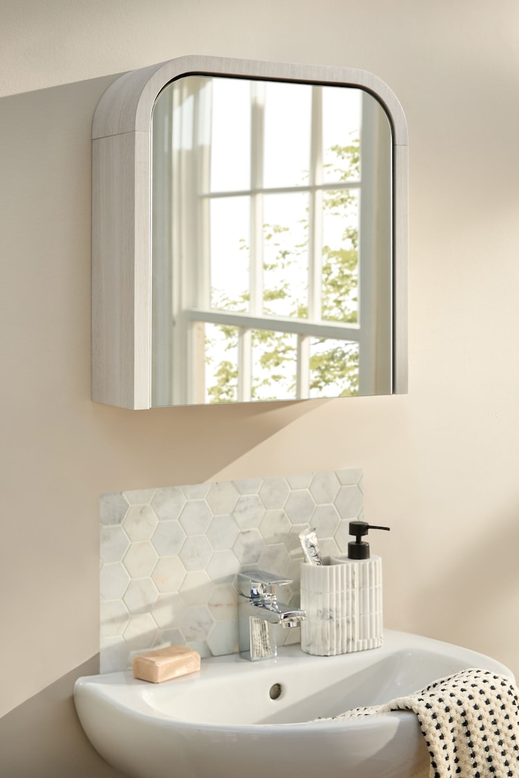 Light Natural Mia Mirrored Wall Cabinet - Image 1 of 1