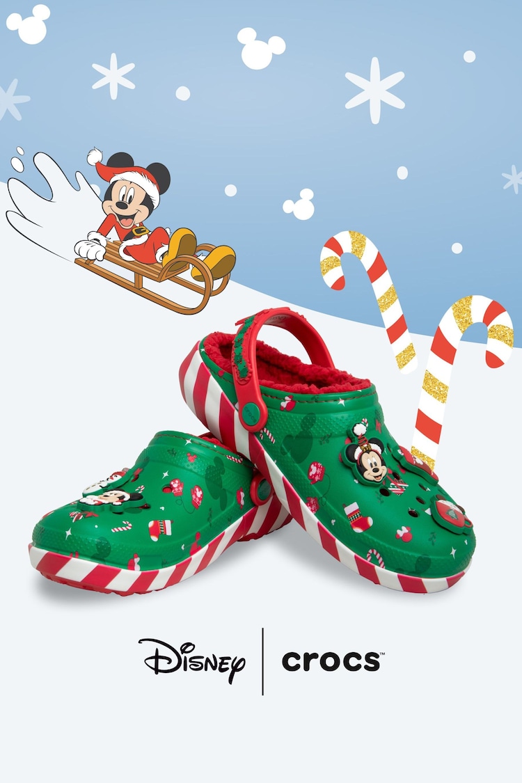 Crocs Green Disney Christmas Clogs - Image 1 of 1