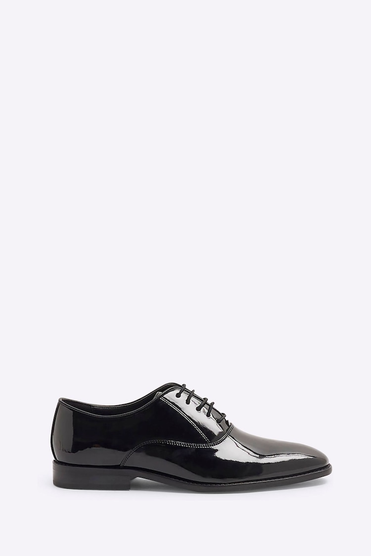 River Island Black Chrome Stretch Suit Jacket - Image 1 of 1 River Island Black Chrome Stretch Suit Jacket - Image 1 of 1