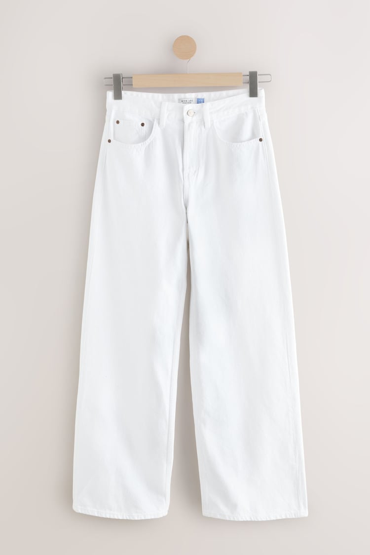 White Wide Leg Jeans - Image 1 of 1