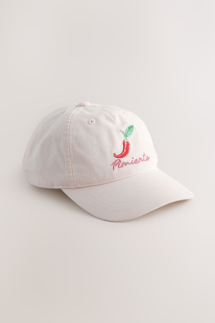 Chilli Motif 100% Cotton Cap - Image 1 of 1
