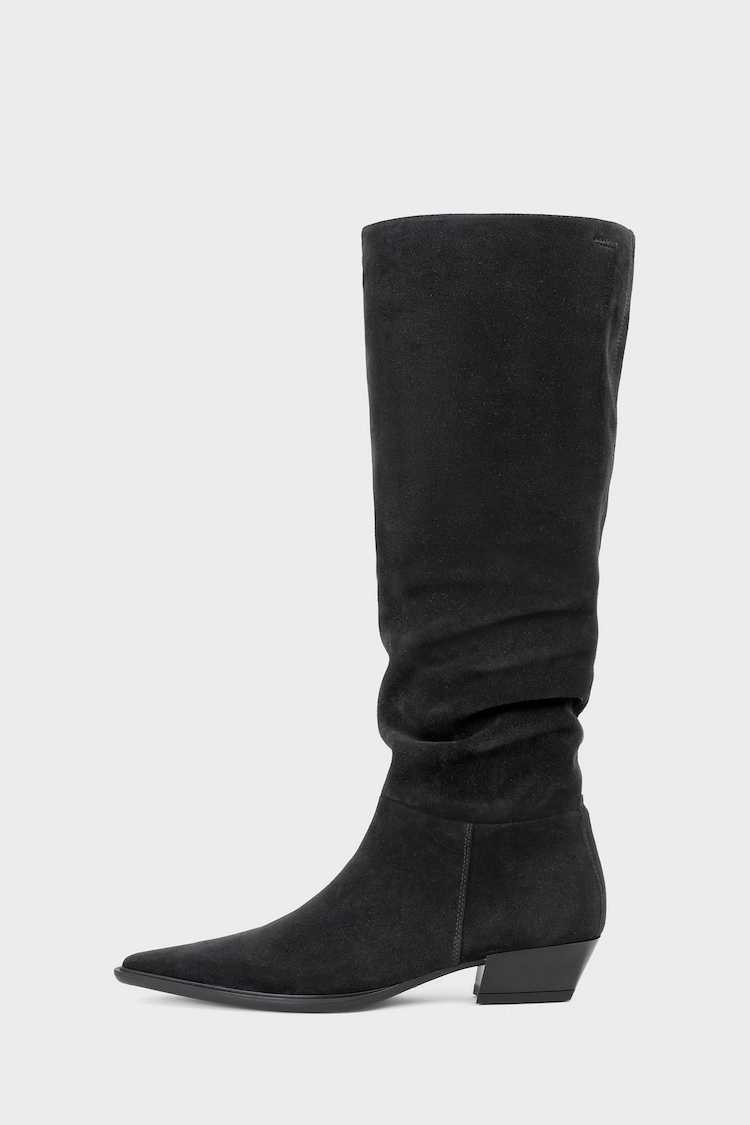 Negro - Vagabond Shoemakers Cassie Suede Knee Alto Boots - Imagen 1 de 1