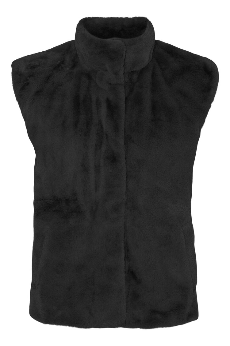 VERO MODA Faux Fur Sleeveless Gilet - Image 1 of 1