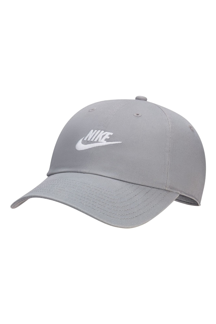 Nike Grey Club Unstructured Futura Wash 100% Cotton Cap - Image 1 of 1