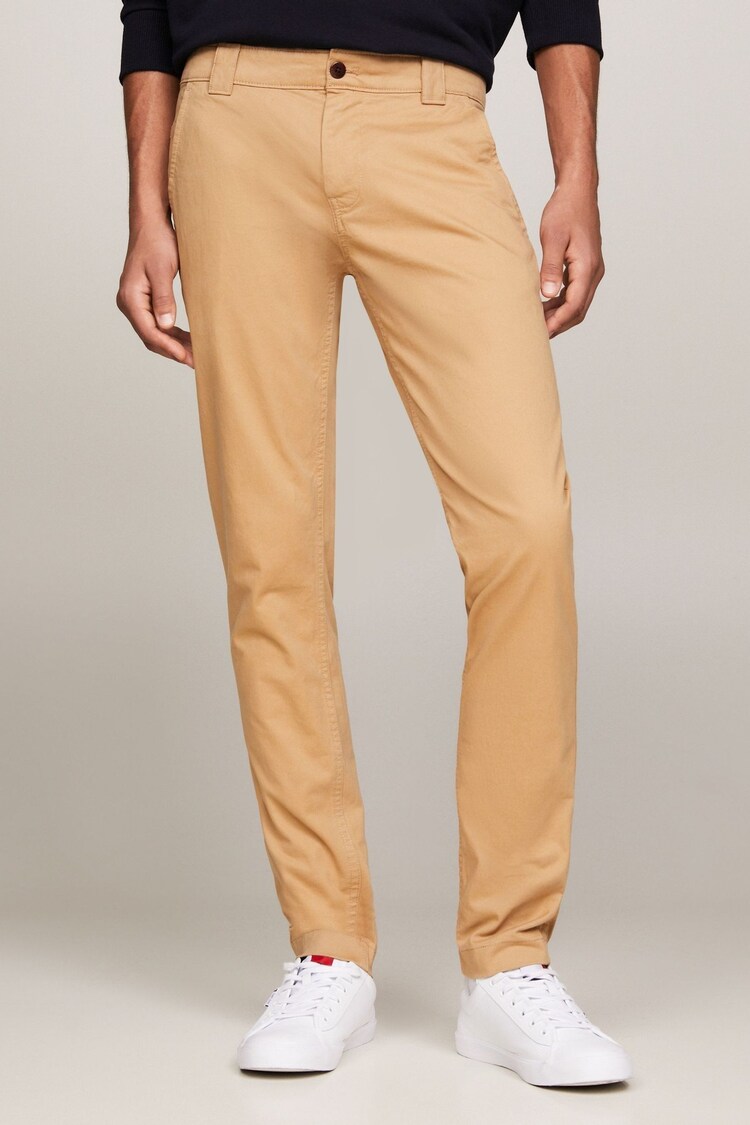 Tommy Jeans Brown Tjm Scanton Chino Trousers - Image 1 of 1