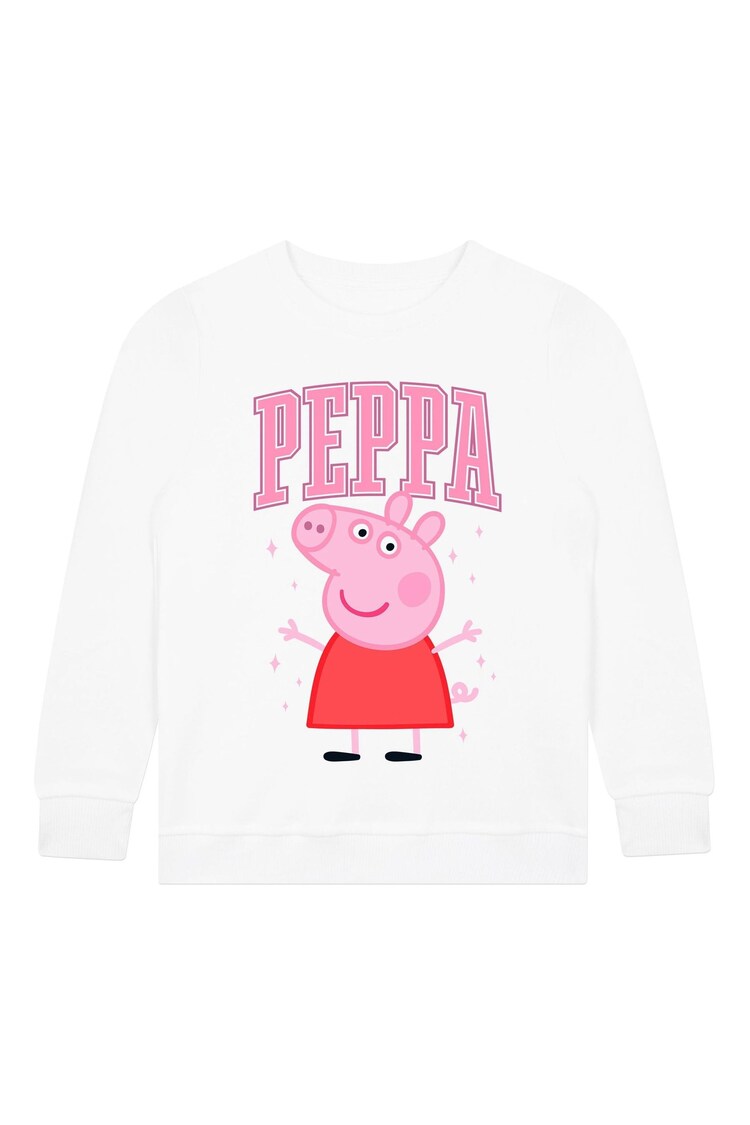 Character White Peppa Pig Peppa And Stars Sweatshirt - Image 1 of 1