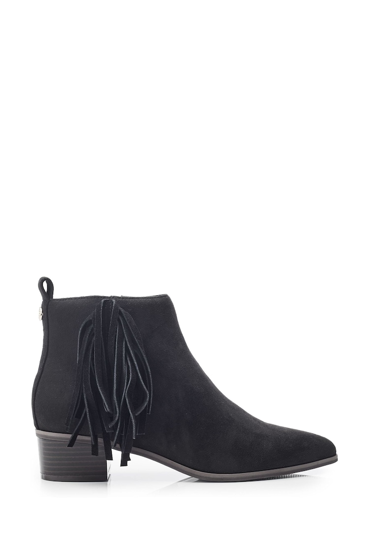 Moda in Pelle Pichon Fringe Smart Ankle Boots - Image 1 of 1