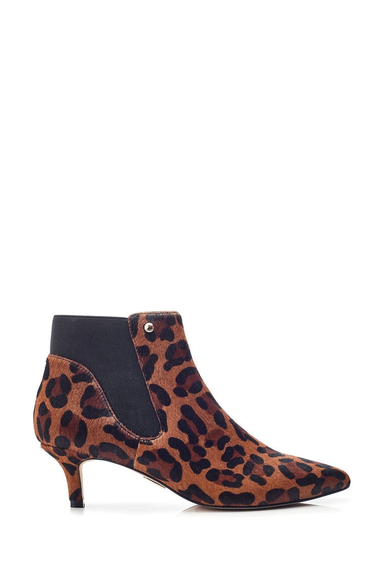 Moda in Pelle Qute Kitten Heel Chelsea Black Boots - Image 1 of 1