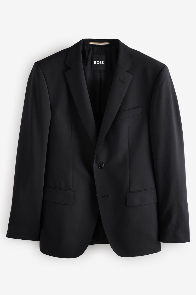 Negro - BOSS Slim-Fit Wool Suit Jacket - Imagen 1 de 1