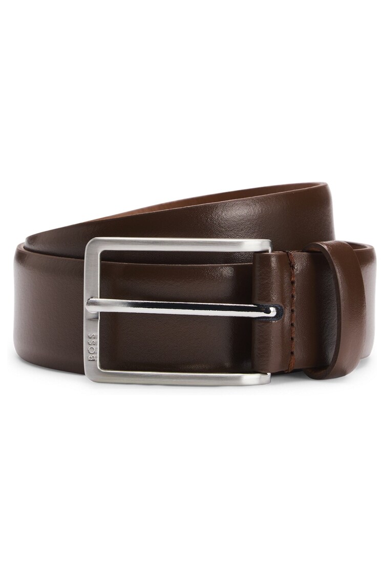 BOSS Brown Erman Leather Belt - Image 1 of 1