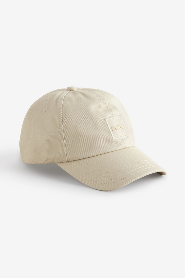 BOSS Natural Logo Patch Twill 100% Cotton Cap - Image 1 of 1