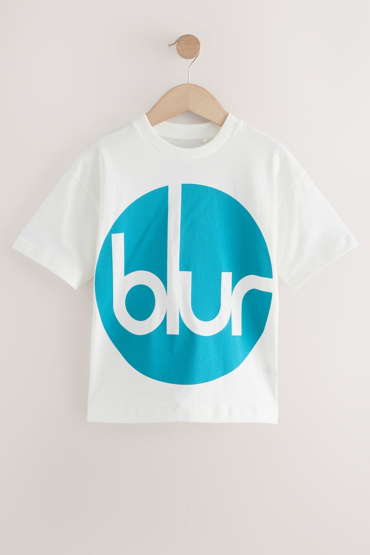 White Blur Band T-Shirt (3-16yrs) - Image 1 of 1
