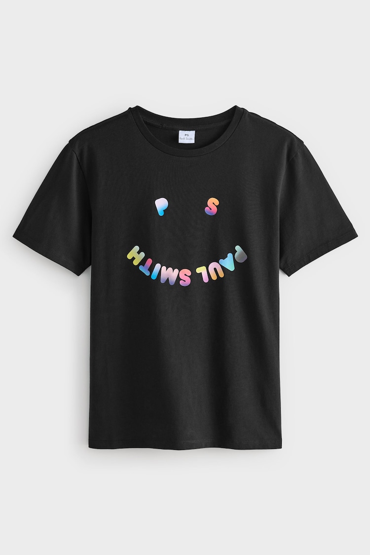 PS Paul Smith Smiley Face Graphic 100% Cotton T-Shirt - Image 1 of 1