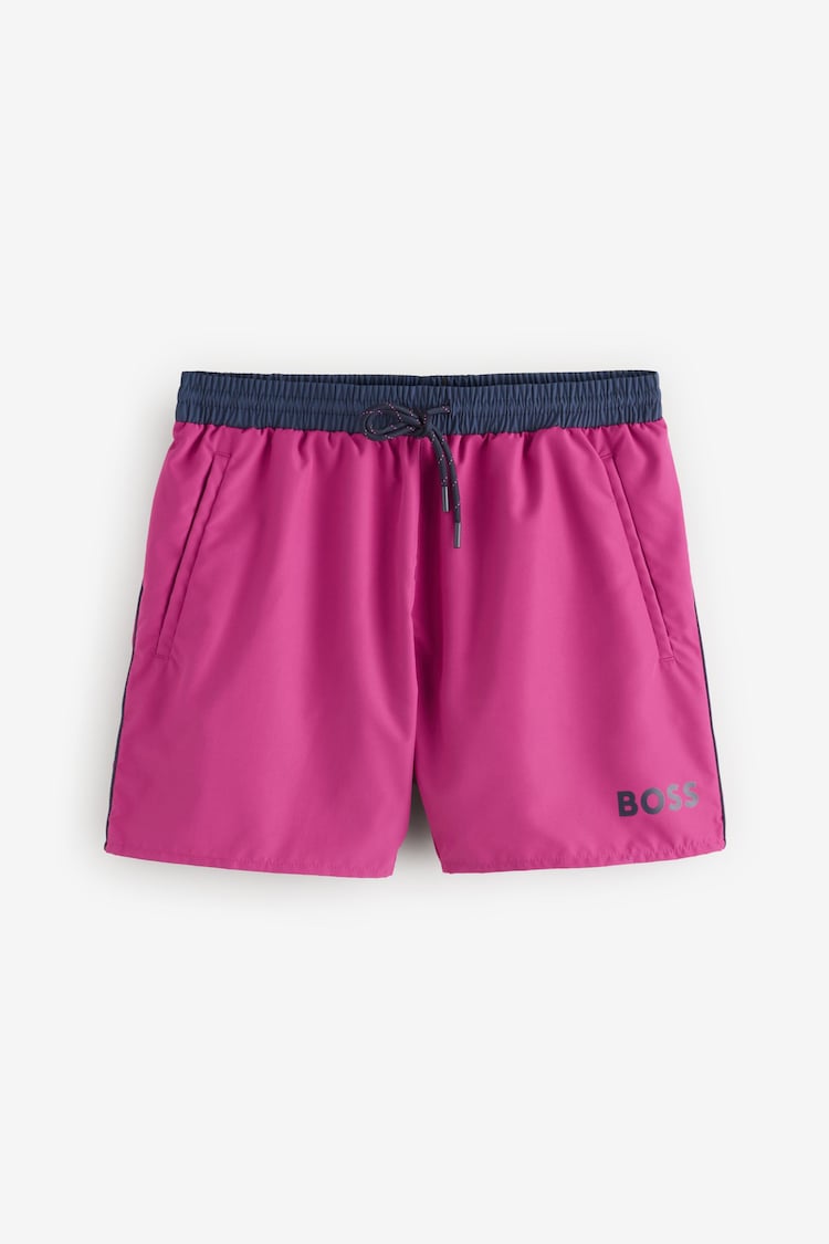 BOSS Pink Starfish Quick Dry Swim Shorts - Image 1 of 1 BOSS Pink Starfish Quick Dry Swim Shorts - Image 1 of 1