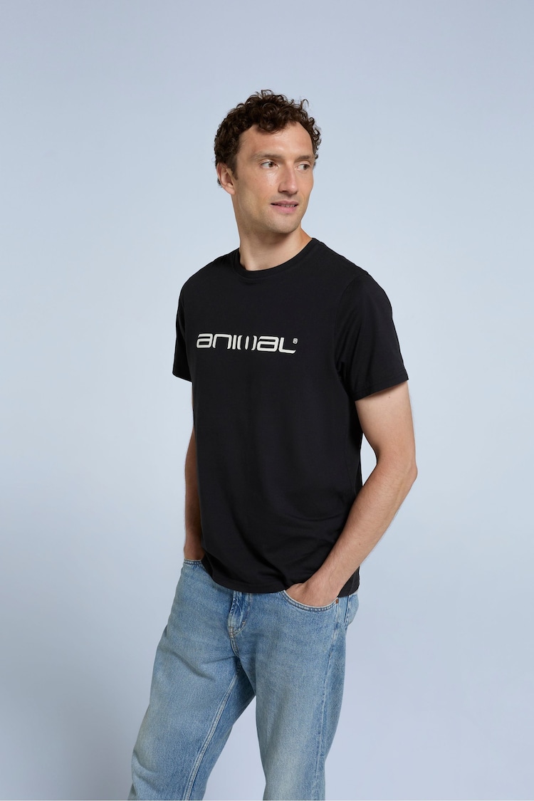 Animal Black Mens Leon Relaxed T-Shirt - Image 1 of 1