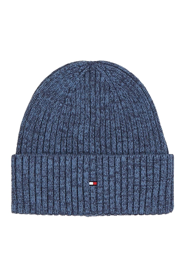 Tommy Hilfiger Blue Cotton Cashmere Beanie - Image 1 of 1