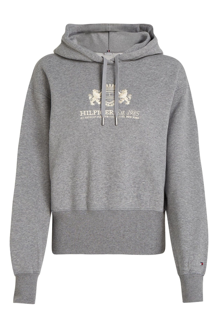 Tommy Hilfiger Grey Regular Fit Varsity Hoodie - Image 1 of 1