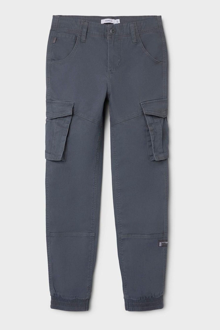 Name It Grey Boys Cargo Trousers - Image 1 of 1