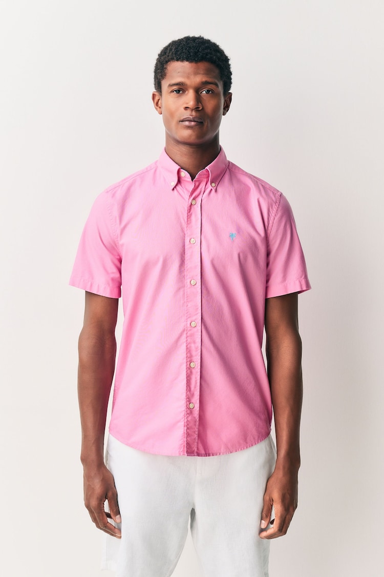 Rose - Oxford Short Sleeve 100% Cotton Shirt - Image 1 of 1