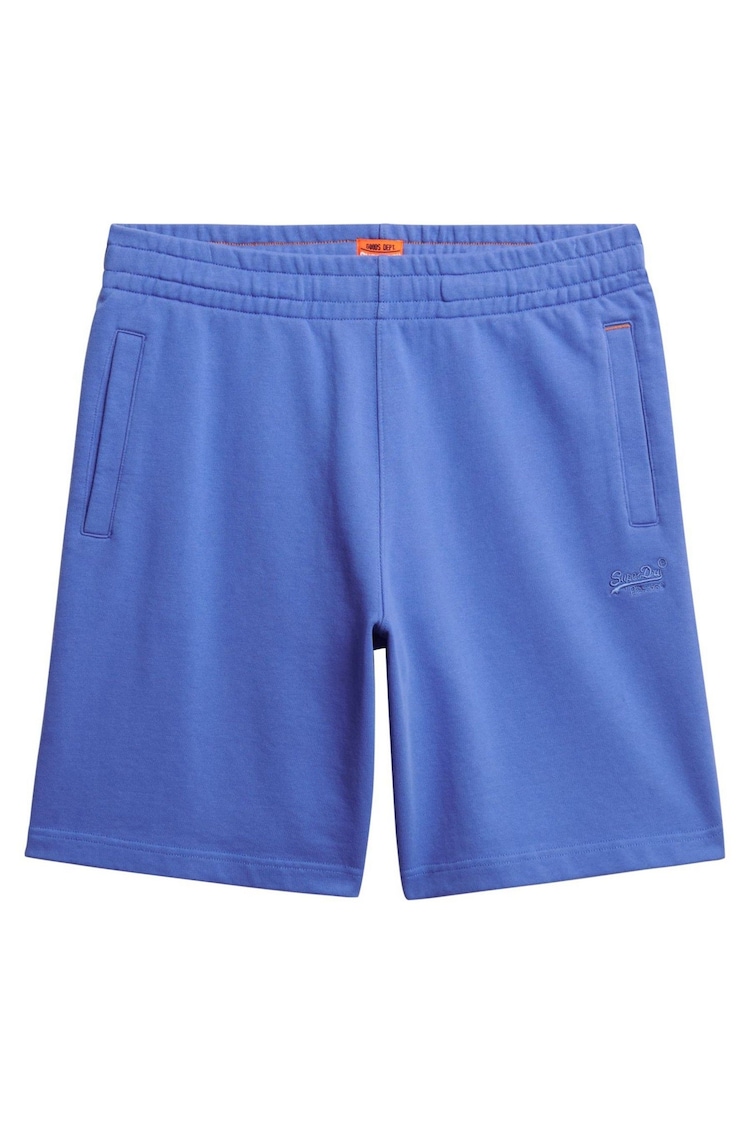 Azul - Pantalones cortos de punto con el logotipo de Superdry - Imagen 1 de 1