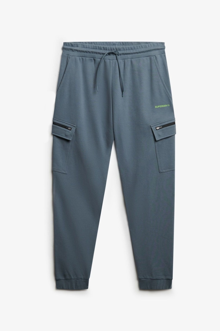 Superdry Blue Tech Logo Cargo Joggers - Image 1 of 1