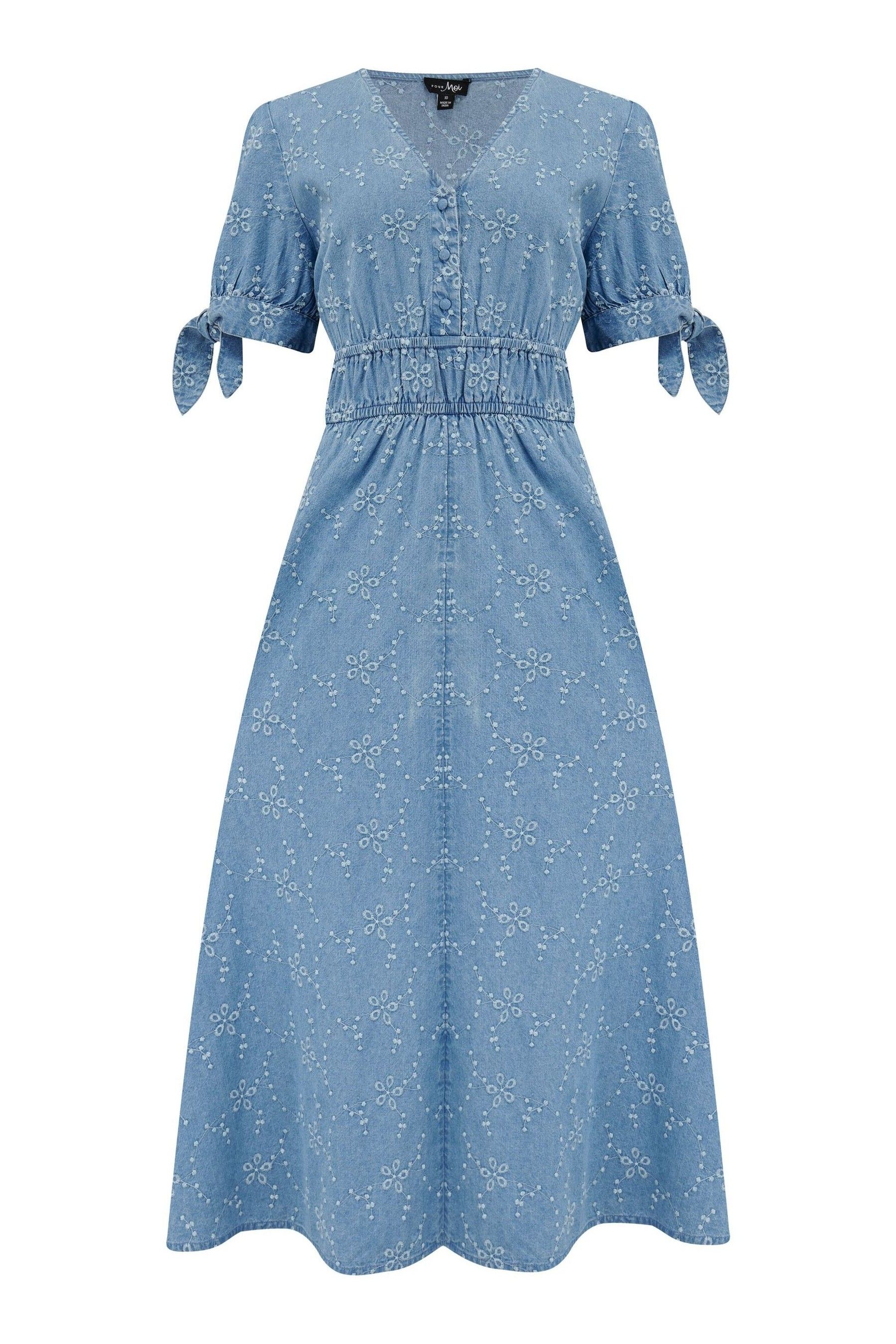 White Cotton Midaxi Dress: Pour Moi Amanda Fuller Style - w7gxrib