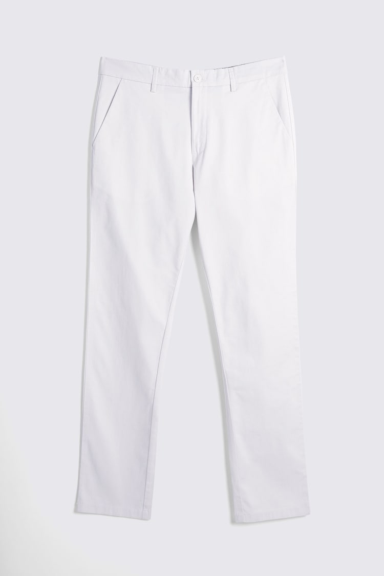 MOSS White Tailored Chino Trousers - Image 1 of 1