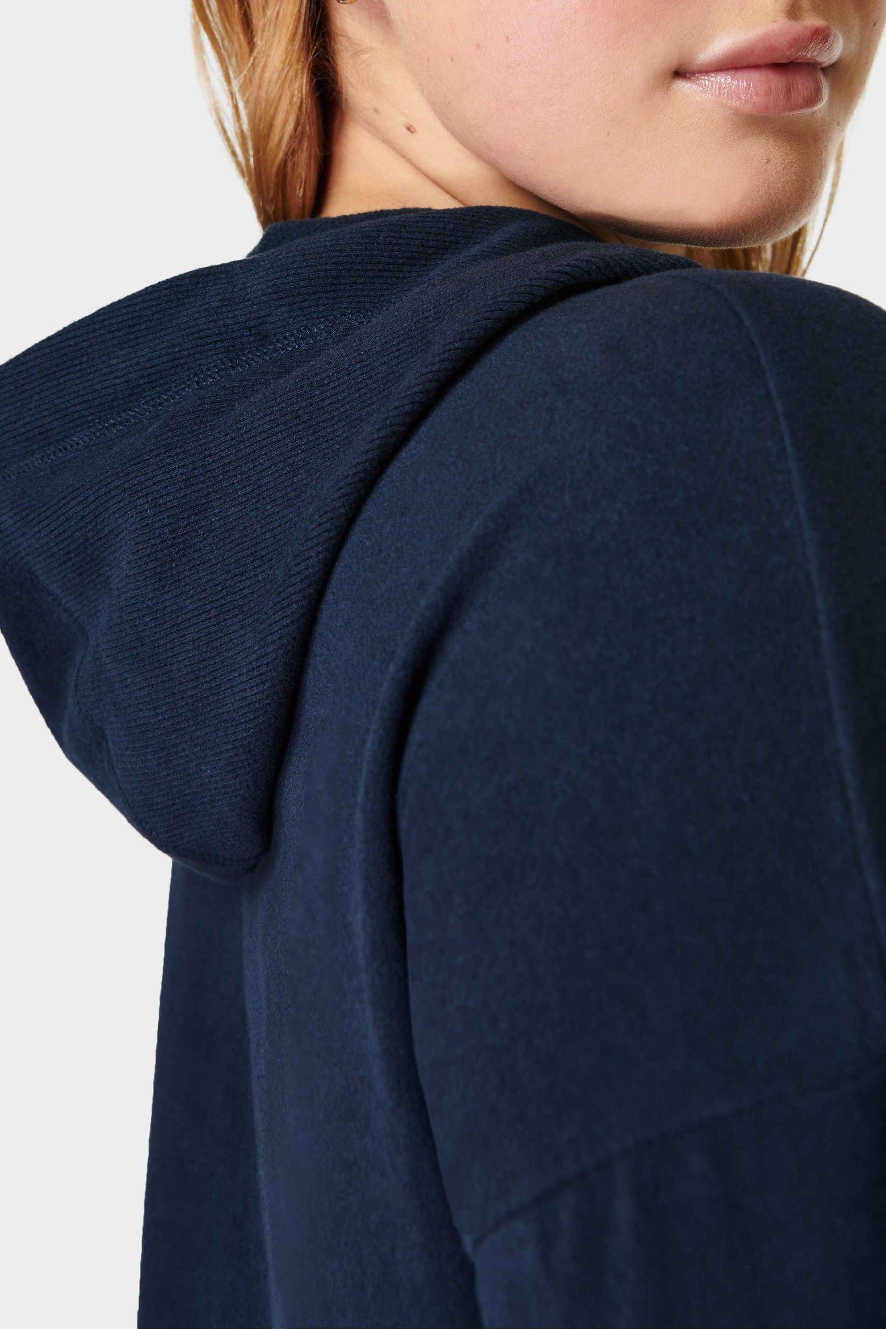 Manchester City Hoodie Essentials Fleece Full Zip - Navy Kids