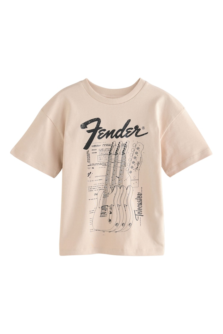 Kiezelkleurige Fender - Band T-Shirt (3-16yrs) - Image 1 of 1