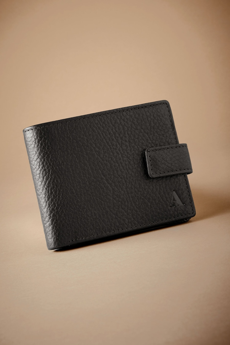 Black Signature Monogram Wallet - Image 1 of 1