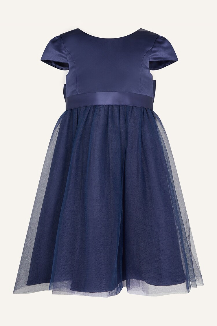 Azul - Vestido de dama de honor de tul de Monsoon - Imagen 1 de 1