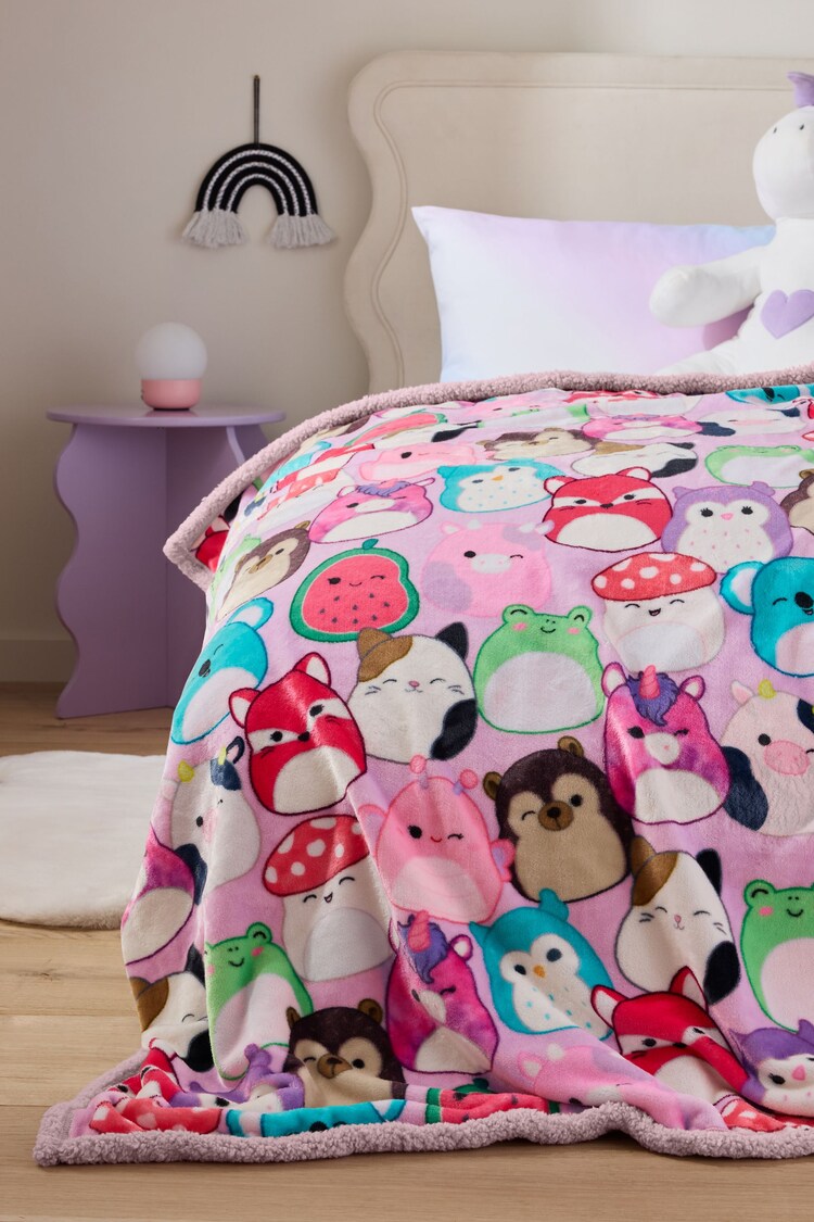 Purple Squishmallows Super Soft Fleece Throw Blanket - Image 1 of 1