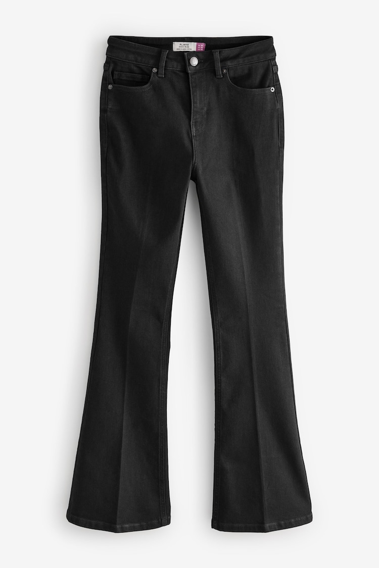 Black Hourglass Supersoft Flared Jeans - Image 1 of 1