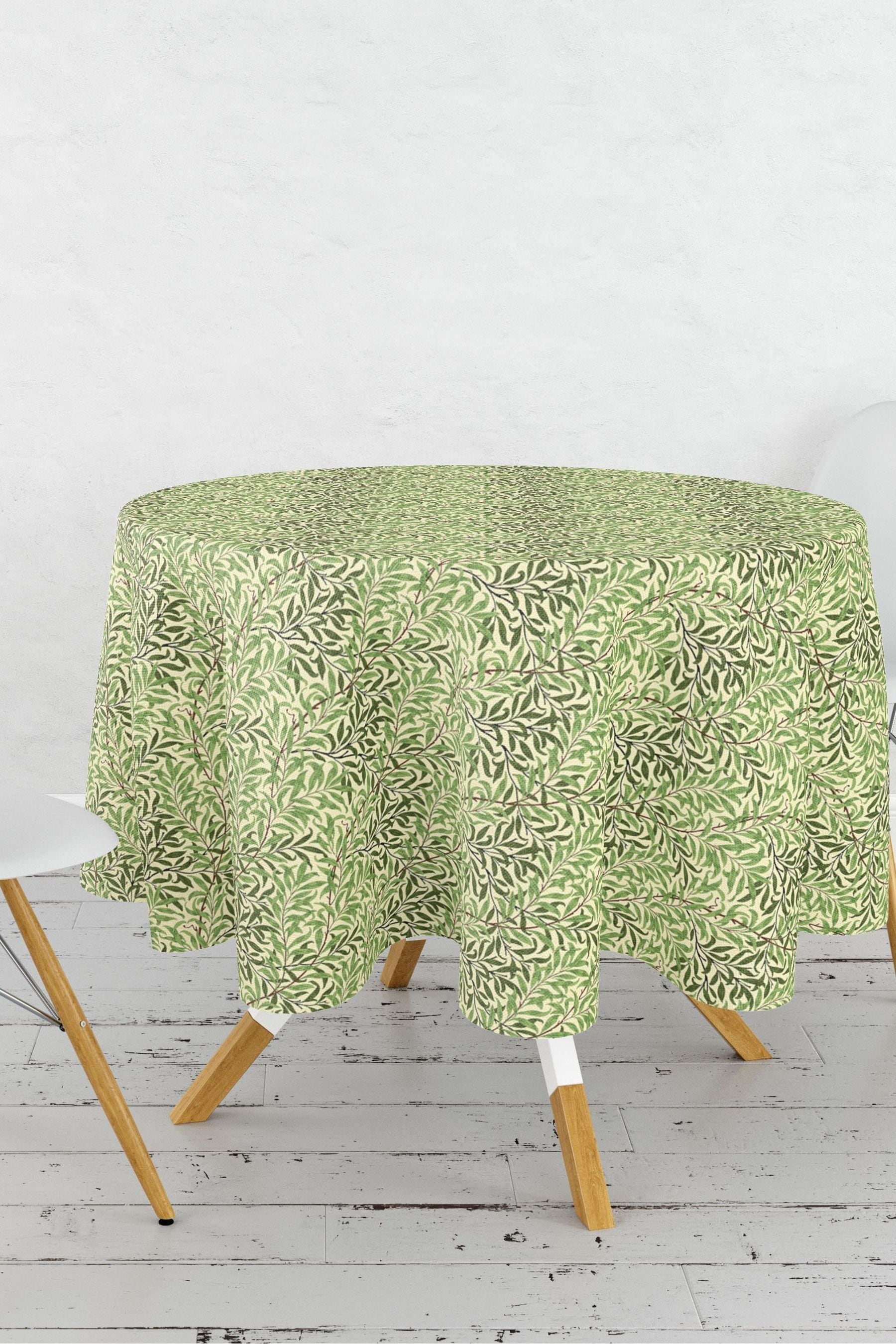 William Morris Strawberry Thief In Grey Matte Finish Oilcloth Wipe - View #7
