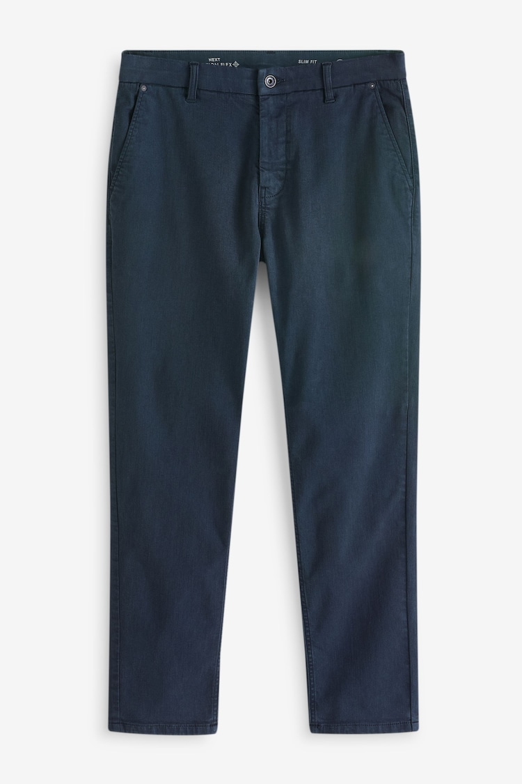 Темно-синий - Брюки-чиносы Slim Fit Motionflex - Image 1 of 1