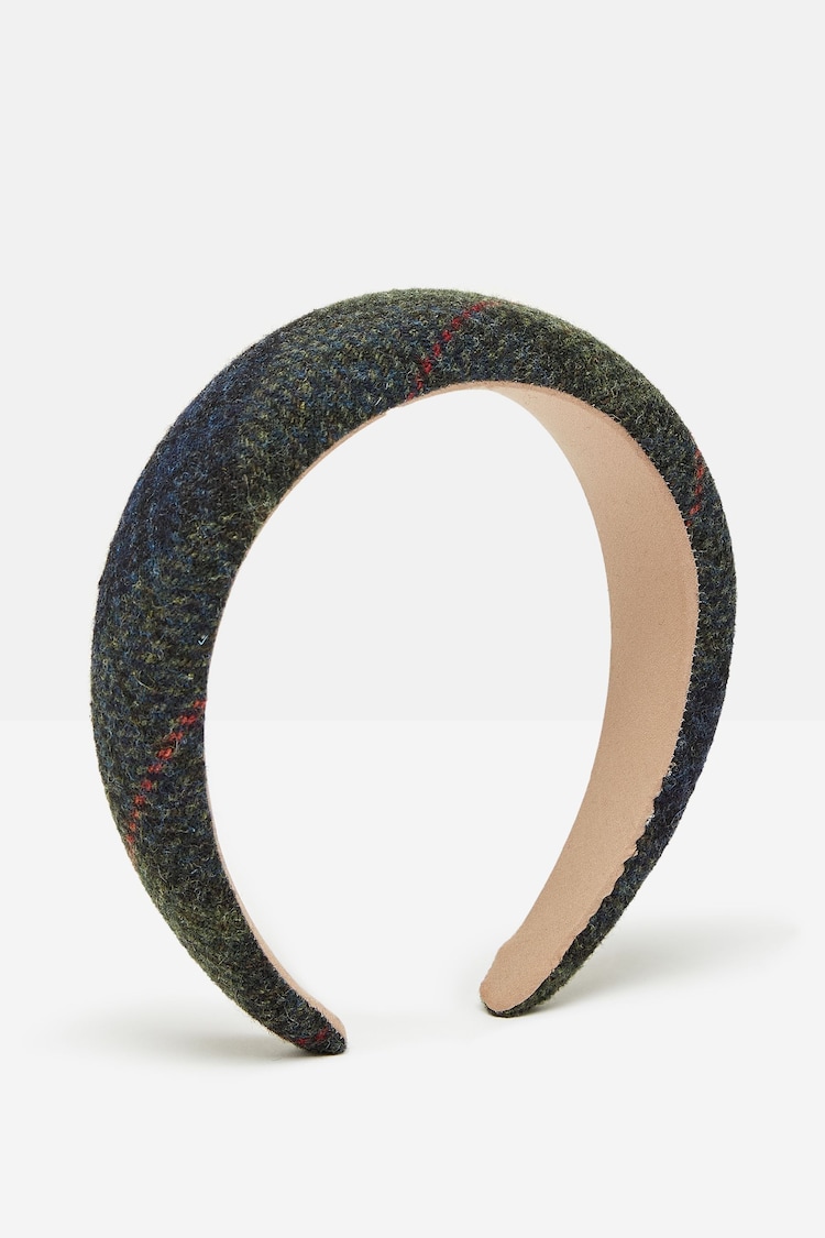 Joules Tessie Blue/Green Tweed Headband - Image 1 of 1