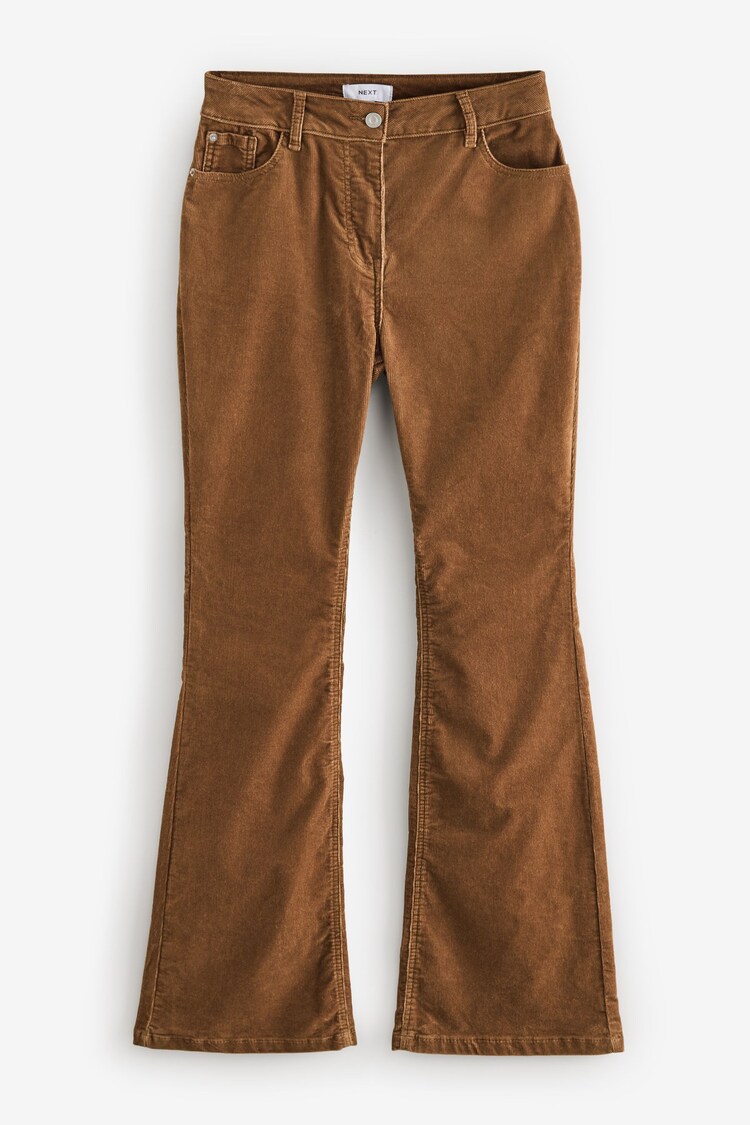 Brown Hourglass Cord Flared Trousers - Image 1 of 1