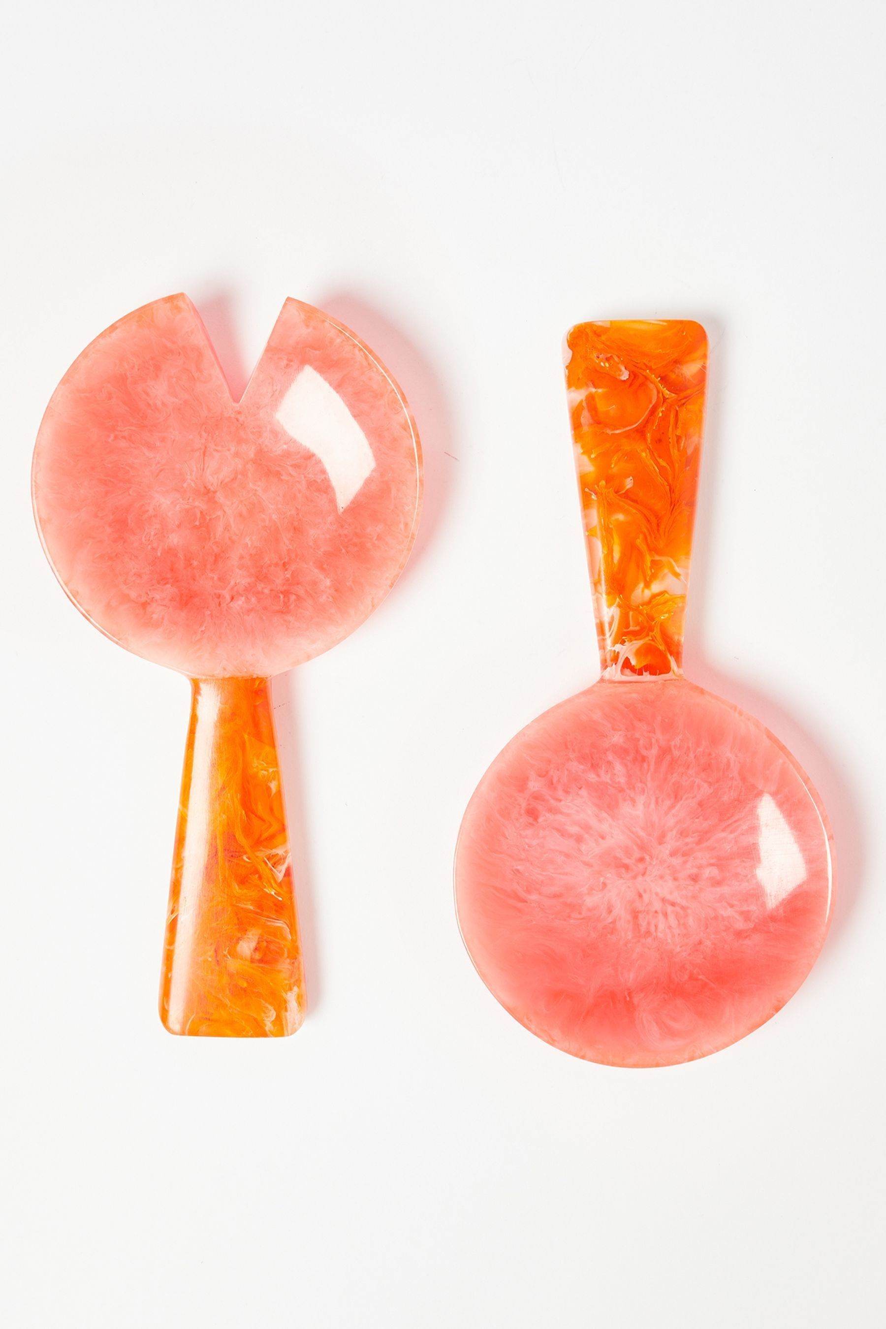 Buy Oliver Bonas Pink/Orange Rayos Resin Salad Servers from the Next UK
