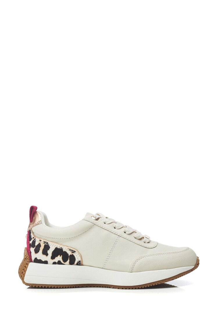 Гепард - Moda in Pelle Athenea Lace up Runner Leather Trainers - Image 1 of 1